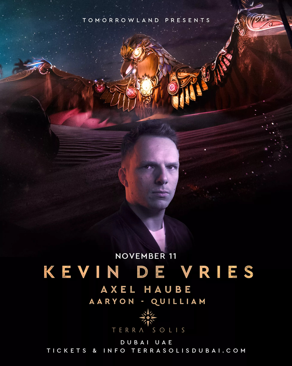 Kevin de Vries to light up Terra Solis by Tomorrowland 