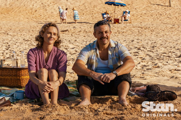 Taylor Fergurson as Christine and Warren Brown as Terry