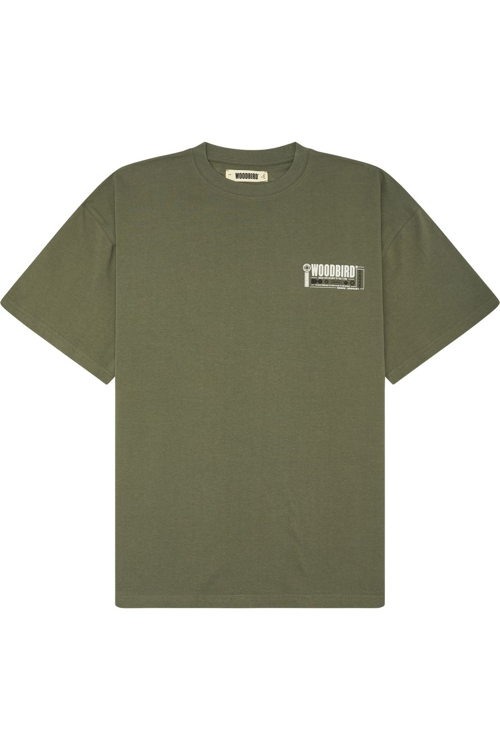 Juttu_FW23_Woodbird_Tee WOOD Baine Train Tee kaki_JUTTU_€59,95