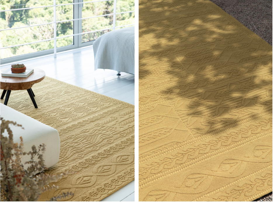 The Ikoi carpet, Ami Collection by AB Concept x Tai Ping. Photography by: Harold de Puymorin