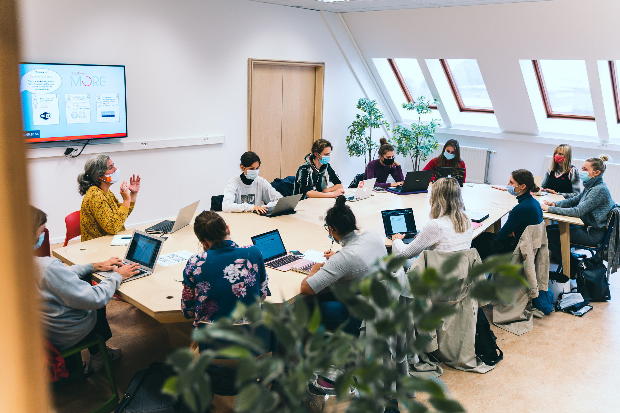 "Het is dankzij mijn studenten en collega's dat ik het afgelopen jaar de energie vond om me elke dag te smijten!"