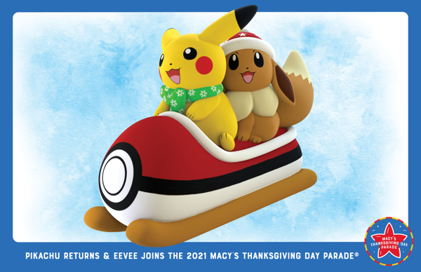 Pokémon dévoile un nouveau ballon pour le défilé de la « Macy's Thanksgiving Day Parade® »