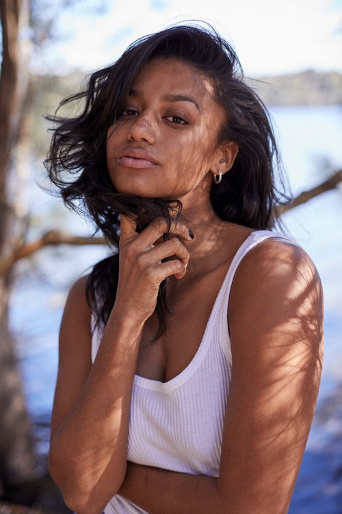 Shalom Brune-Franklin plays Kayla (Simon Fitzpatrick)