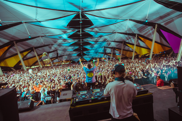 Major Lazer Plays Surprise Set at the Do Lab Stage at Coachella on Saturday, April 13th