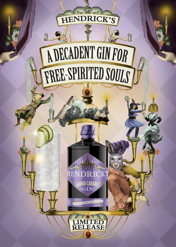 HENDRICK'S GRAND CABARET: een frivole gin voor onstuimige zielen