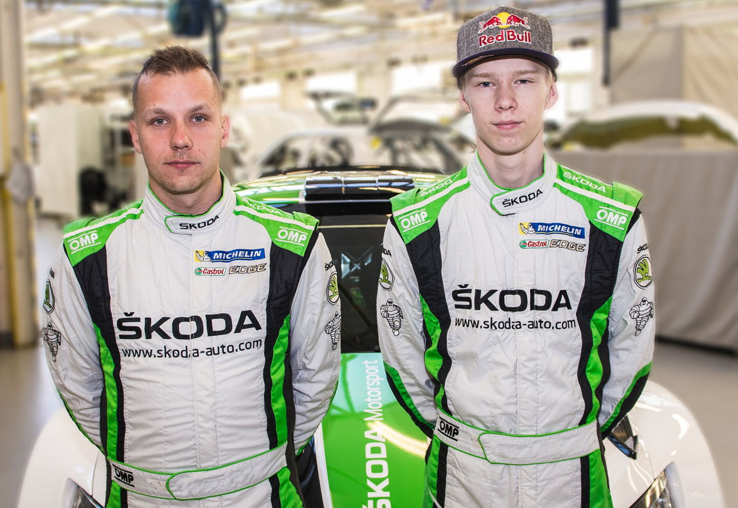 At Rally Mexico, third round of 2018 FIA World Rally Championship (WRC), Kalle Rovanperä (right) and co-driver Jonne Halttunen (FIN/FIN) are starting their 2018 WRC 2 campaign with a ŠKODA FABIA R5
