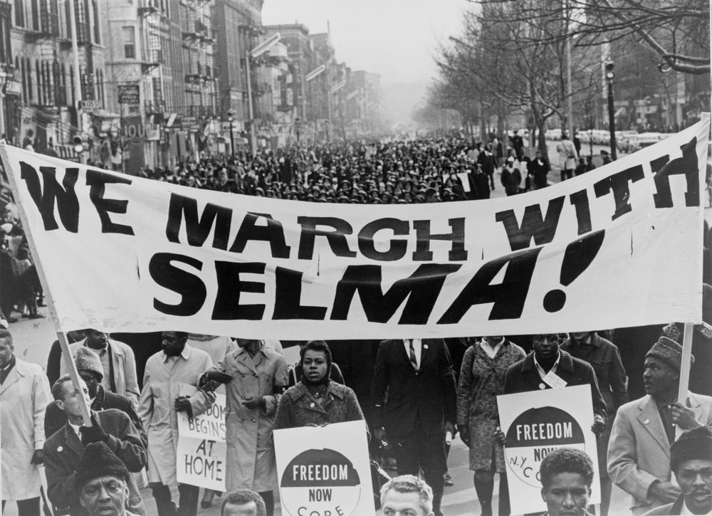 Selma to Montgomery march AKG1078134 © akg-images / WHA / World History Archive