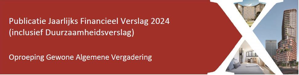Publicatie Jaarlijks Financieel Verslag 2024 (inclusief Duurzaamheidsverslag)