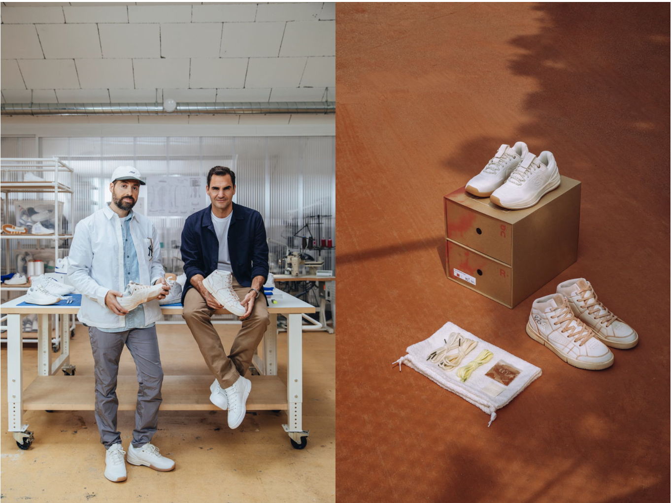 Ronnie Fieg and Roger Federer in the Studio, THE ROGER RF2 Set