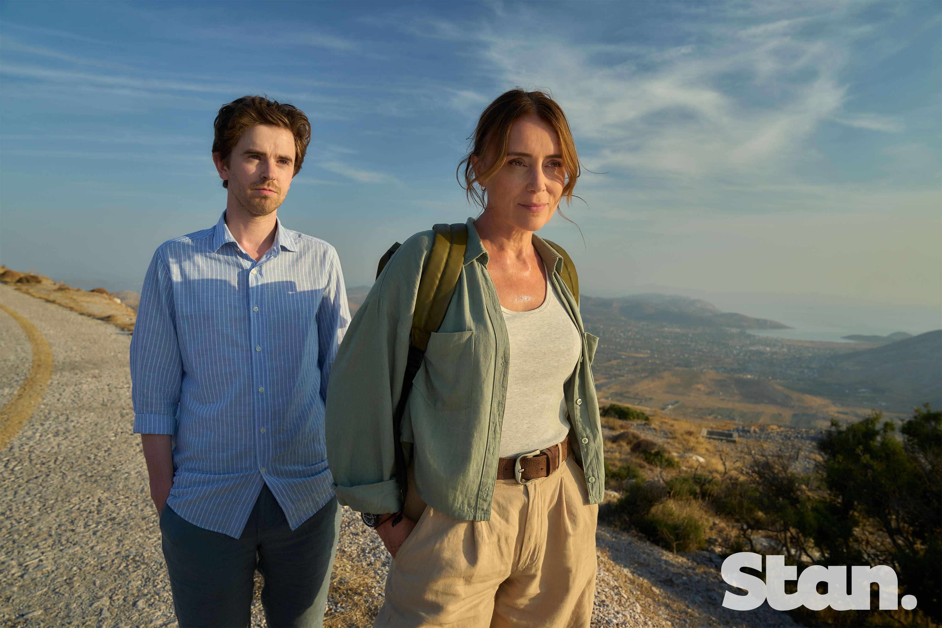 L-R: Freddie Highmore and Keeley Hawes L-R: Freddie Highmore and Keeley Hawes