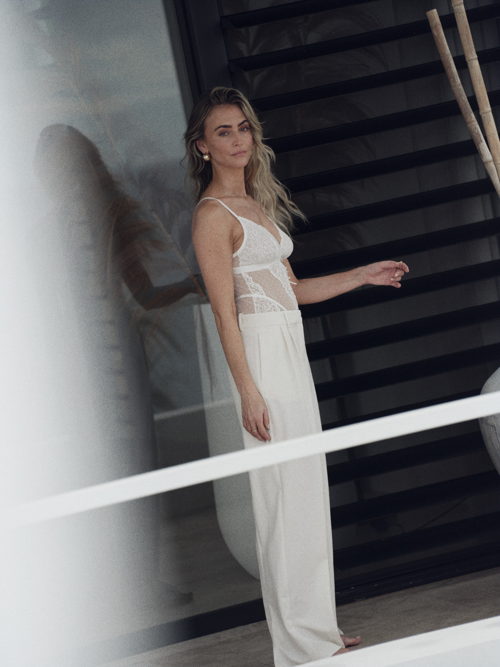 HUNKEMÖLLER SS25 M25 Q2 Swim Janni White Body 0099 HUNKEMÖLLER SS25 M25 Q2 Swim Janni White Body 0099
