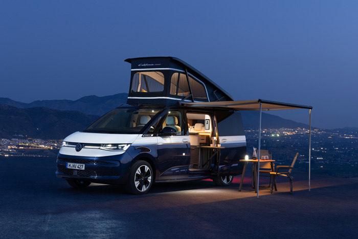 World premiere of the new California CONCEPT: concept vehicle provides look into the future of the camper van