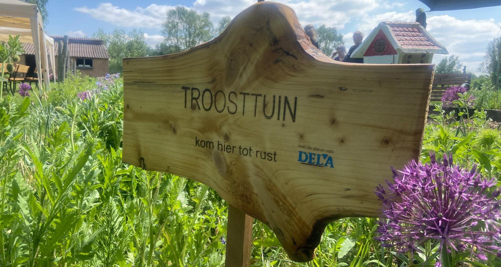 Nieuwe troosttuin van Luchteren geeft plaats aan kinderverdriet