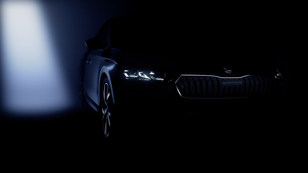 Škoda Auto releases teaser of the updated Octavia