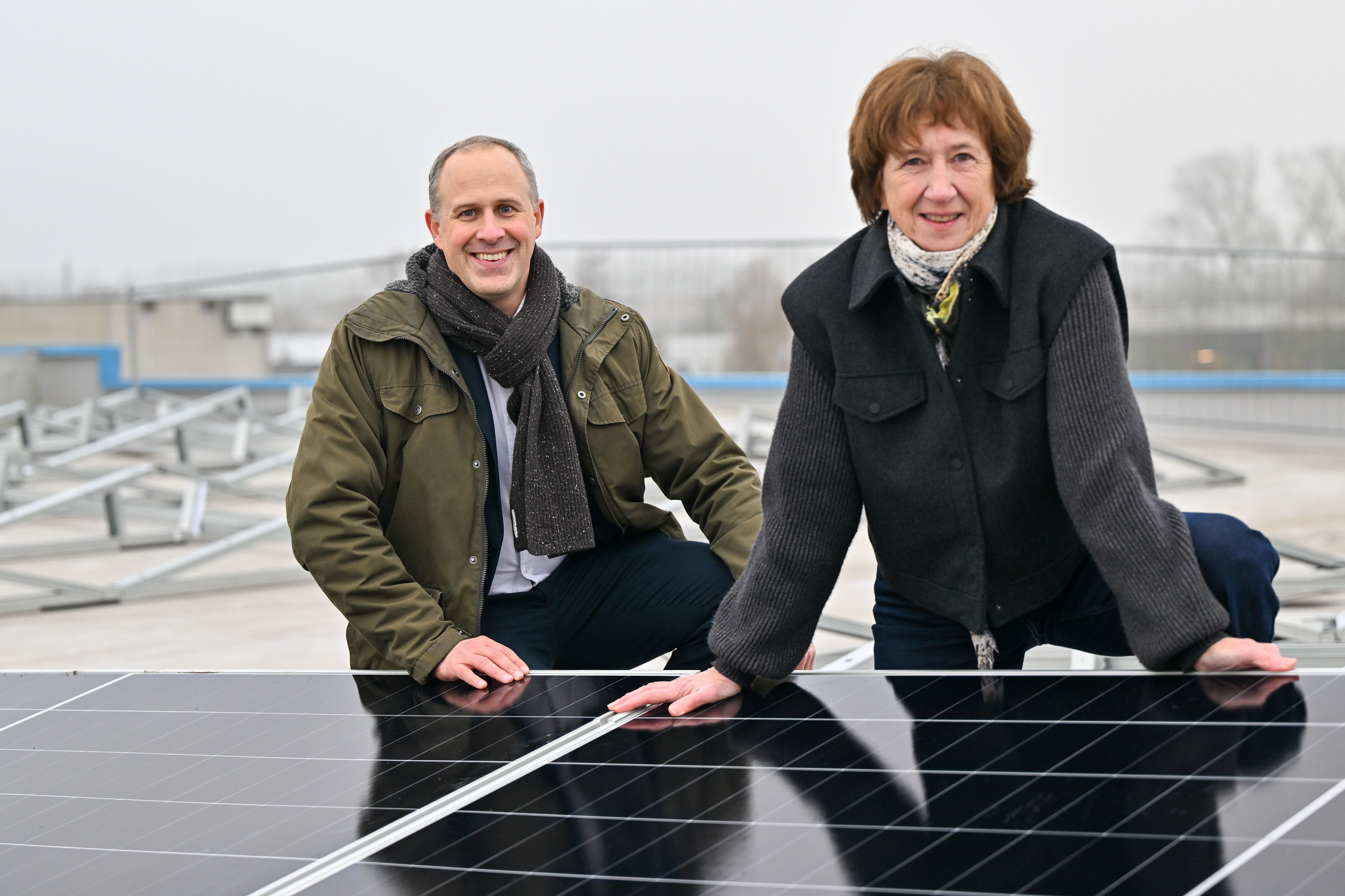 Frederic Haghebaert, Algemeen Directeur Beauvent en Greet de Gueldre, Vicevoorzitter Ecopower