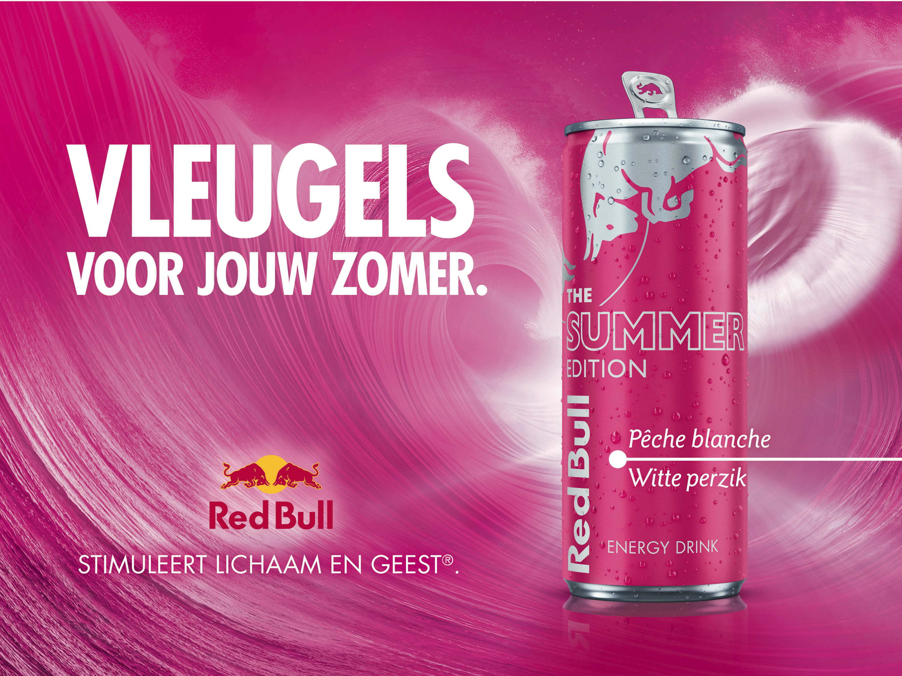 RED BULL LANCEERT SUMMER EDITION MET DE SMAAK VAN WITTE PERZIK