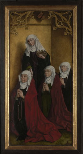 Rogier Van Der Weyden (navolger). Triptiek met de kruisafneming en schenkersportretten van Willem Edelheere en Aleydis Cappuyns, 1443

(c) www.lukasweb.be - Art in Flanders, foto (c) Dominique Provost