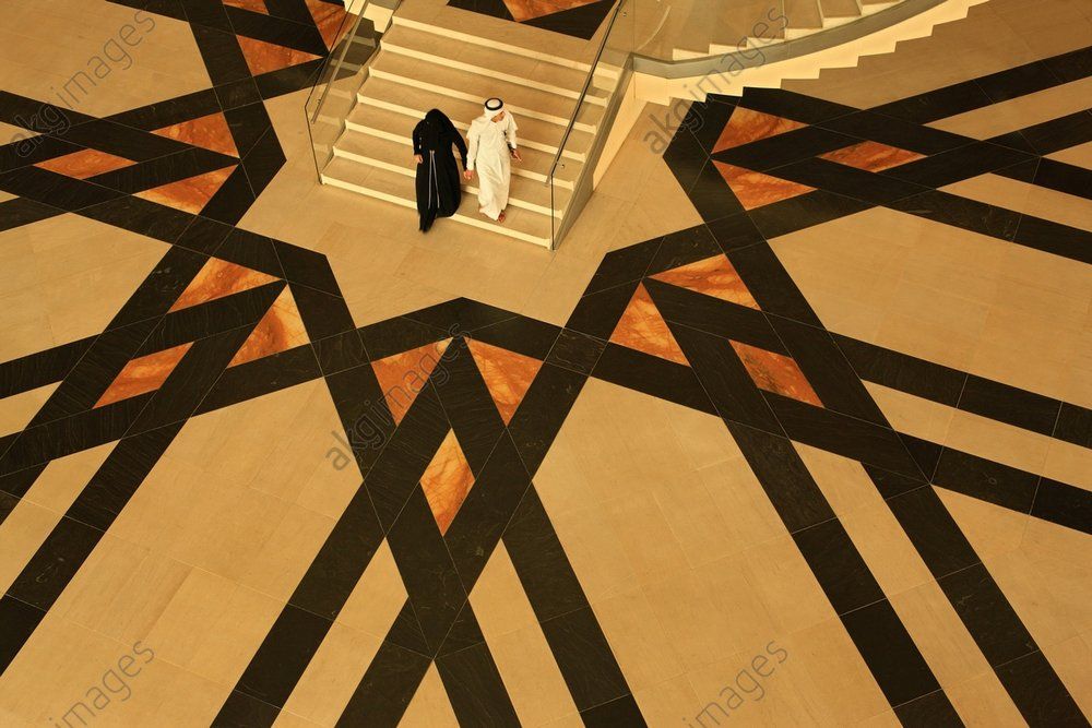 Interior View of the Museum of Islamic Art, Doha, Qatar, 2007. AKG1030839