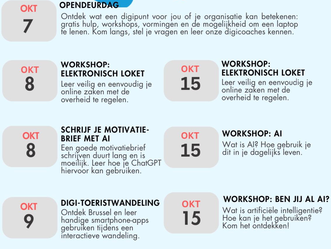 Digitale Week Brussel: samen naar meer digitaal zelfvertrouwen
