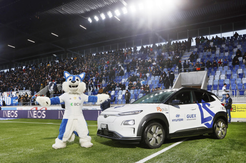 Neue Partnerschaft von FC Lausanne-Sport, Garage Guex SA und Hyundai