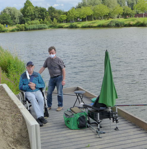 steiger voor personen met een handicap, kanaal Gent-Brugge, Moerbrugge