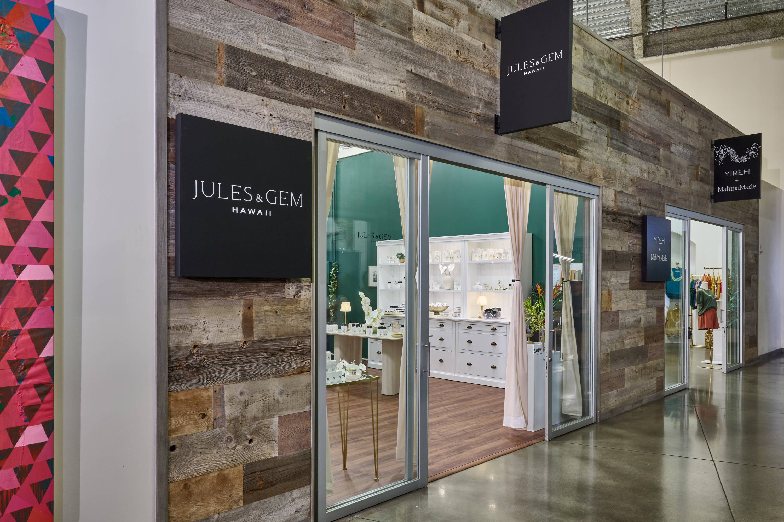 JULES AND GEM HAWAI‘I OPENS FIRST RETAIL LOCATION AT SOUTH SHORE MARKET