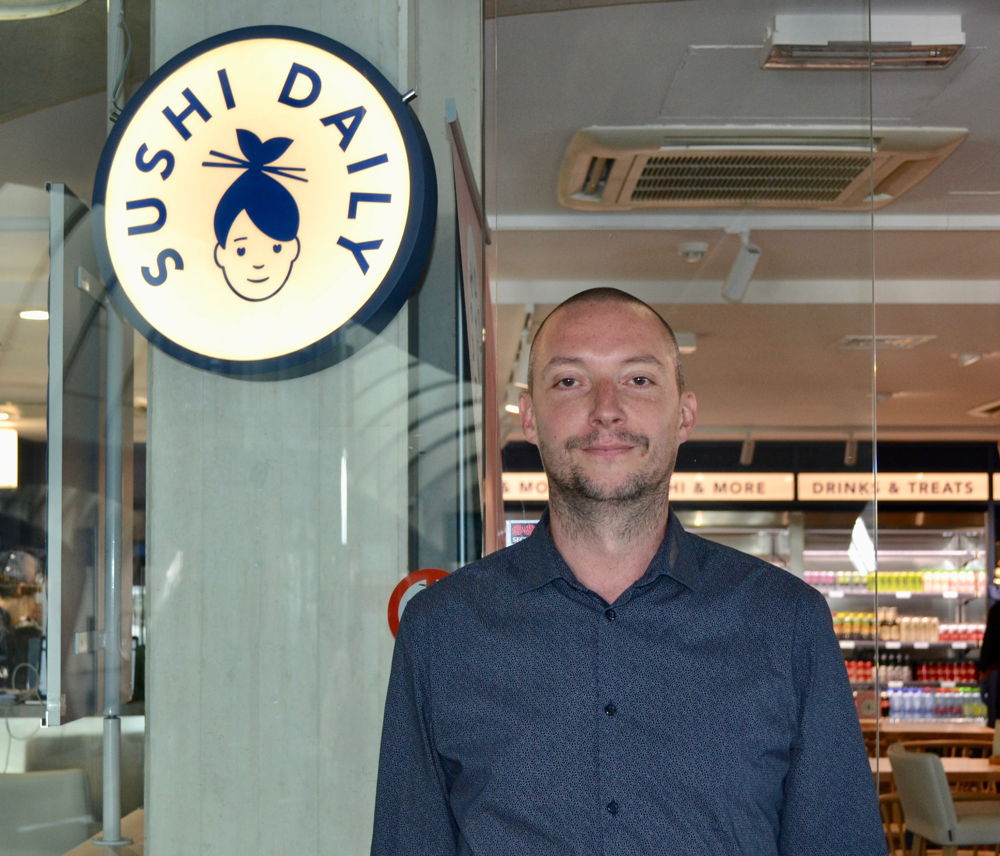 Wim Decour, responsable Belgique Sushi Daily