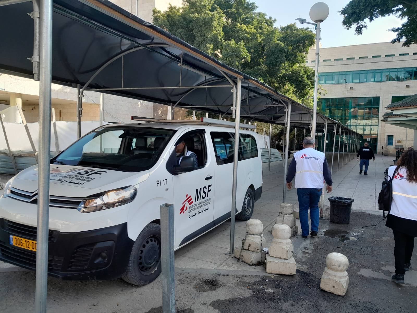 Les équipes MSF à l'hôpital de Jénine. Janvier 2023 © MSF Les équipes MSF à l'hôpital de Jénine. Janvier 2023 © MSF