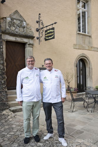 Frank Fol and chef René Mathieu