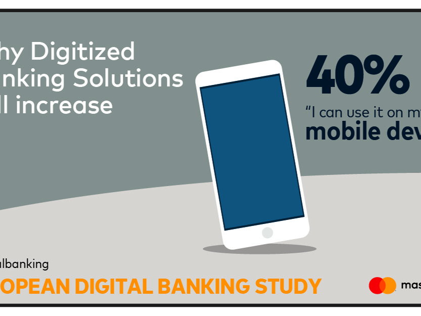 New European Digital Banking Study by Mastercard highlights convenience as the greatest advantage of digitalized banking solutions