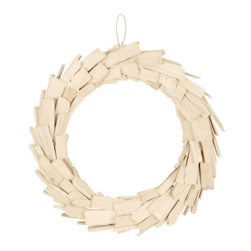 Habitat Whitewash Wood Wreath, £12, 7086773