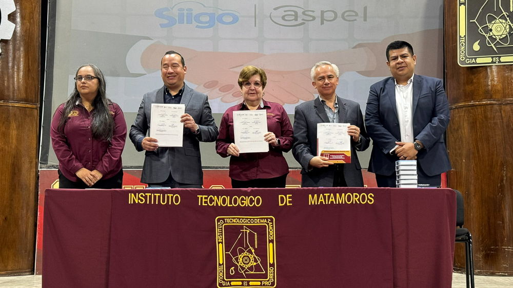 Siigo Aspel firma acuerdo con el Instituto Tecnológico de Matamoros 