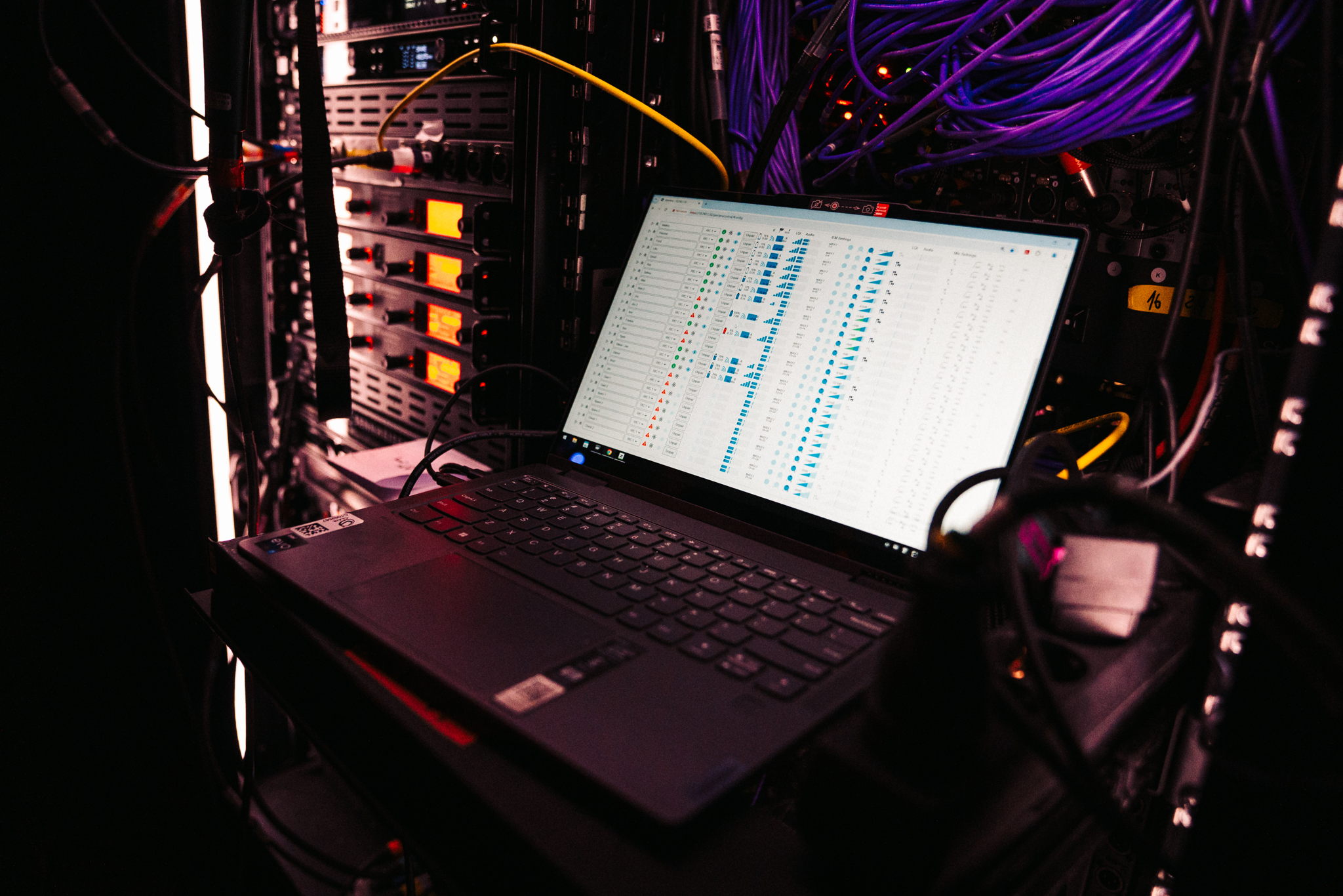 Real-time monitoring of all bodypacks linked to the Base Station Real-time monitoring of all bodypacks linked to the Base Station