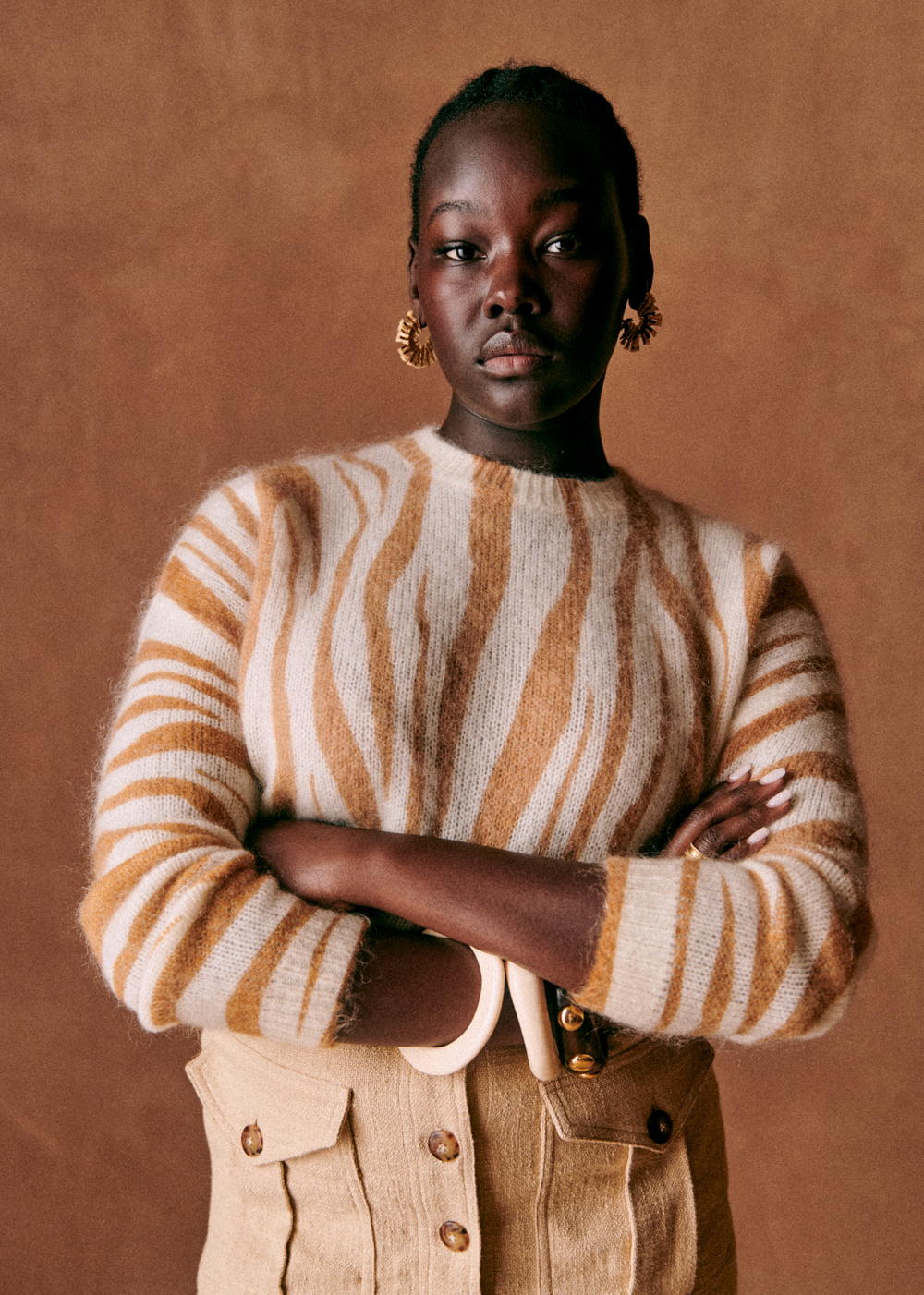 Sézane - Pull INDIANA Sable - 105€