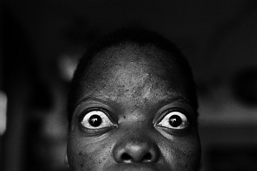 Aidspatiënt Botswana 1999 © Stephan Vanfleteren