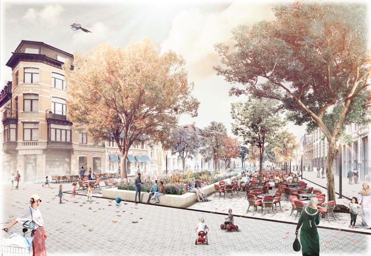 Zicht vanuit Hopland ©OMGEVING - De Urbanisten