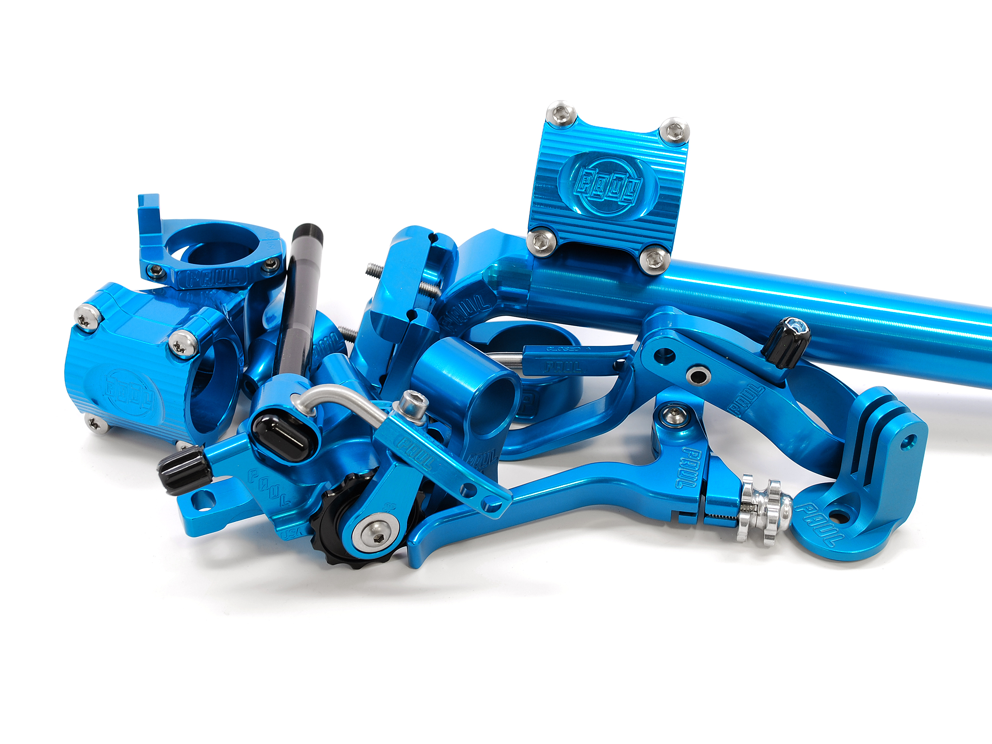 OUT OF THE BLUE, PAUL BRINGS NEW COLOR TO THEIR ANODIZED PARTS!