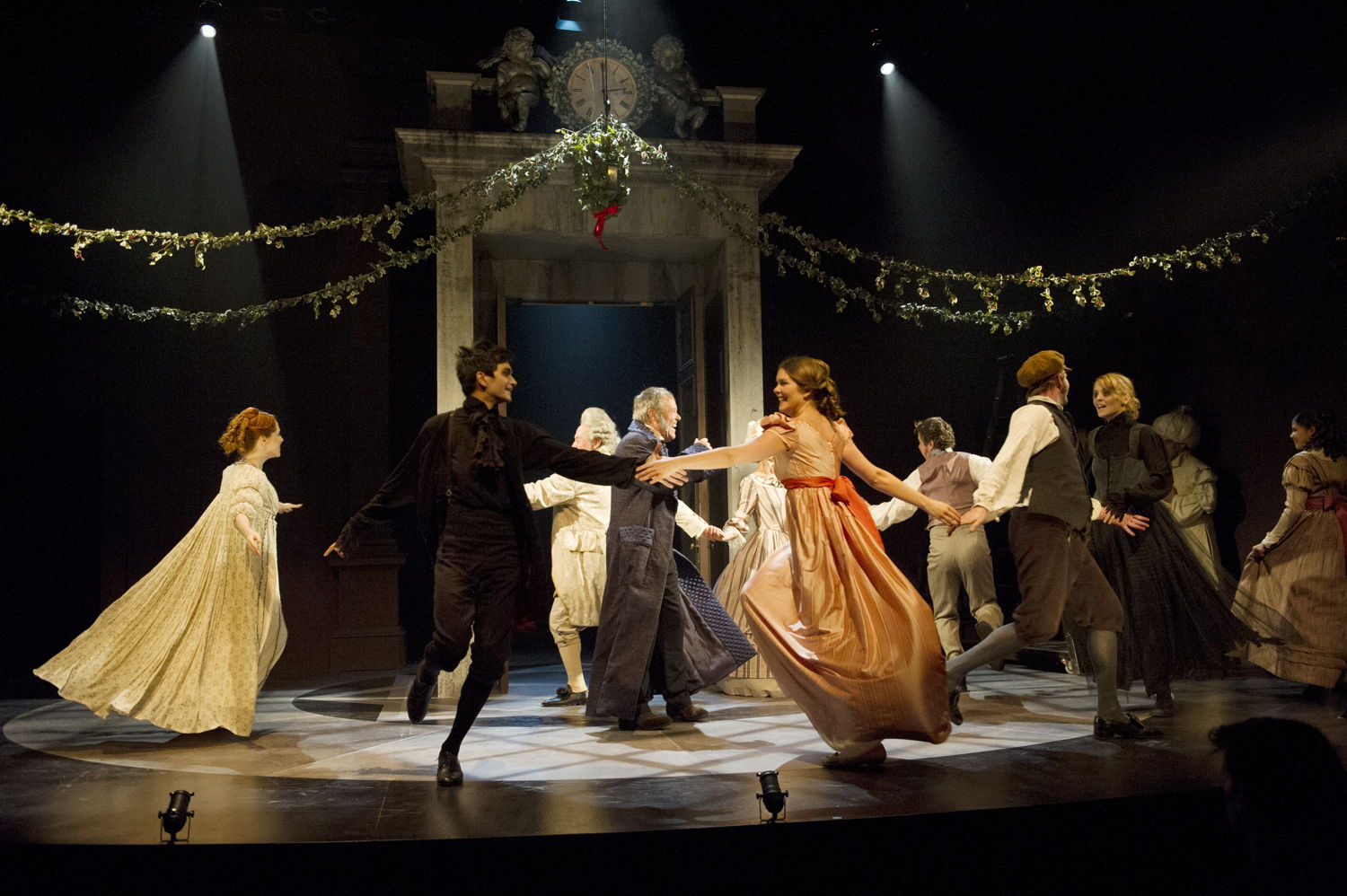 Cast from the 2012 production of A Christmas Carol / Photo by David Cooper