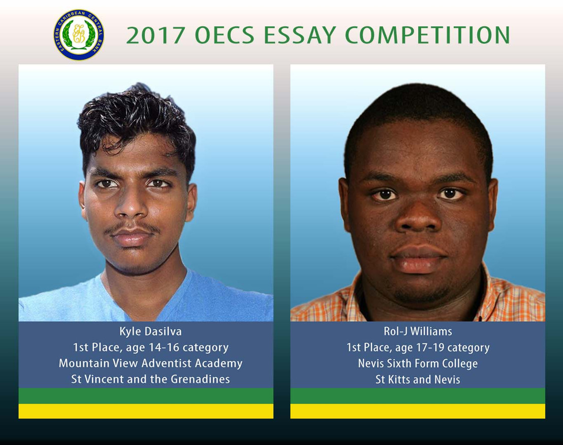 St Vincent and the Grenadines and St Kitts and Nevis Capture Top Positions in 2017 OECS Essay Competition