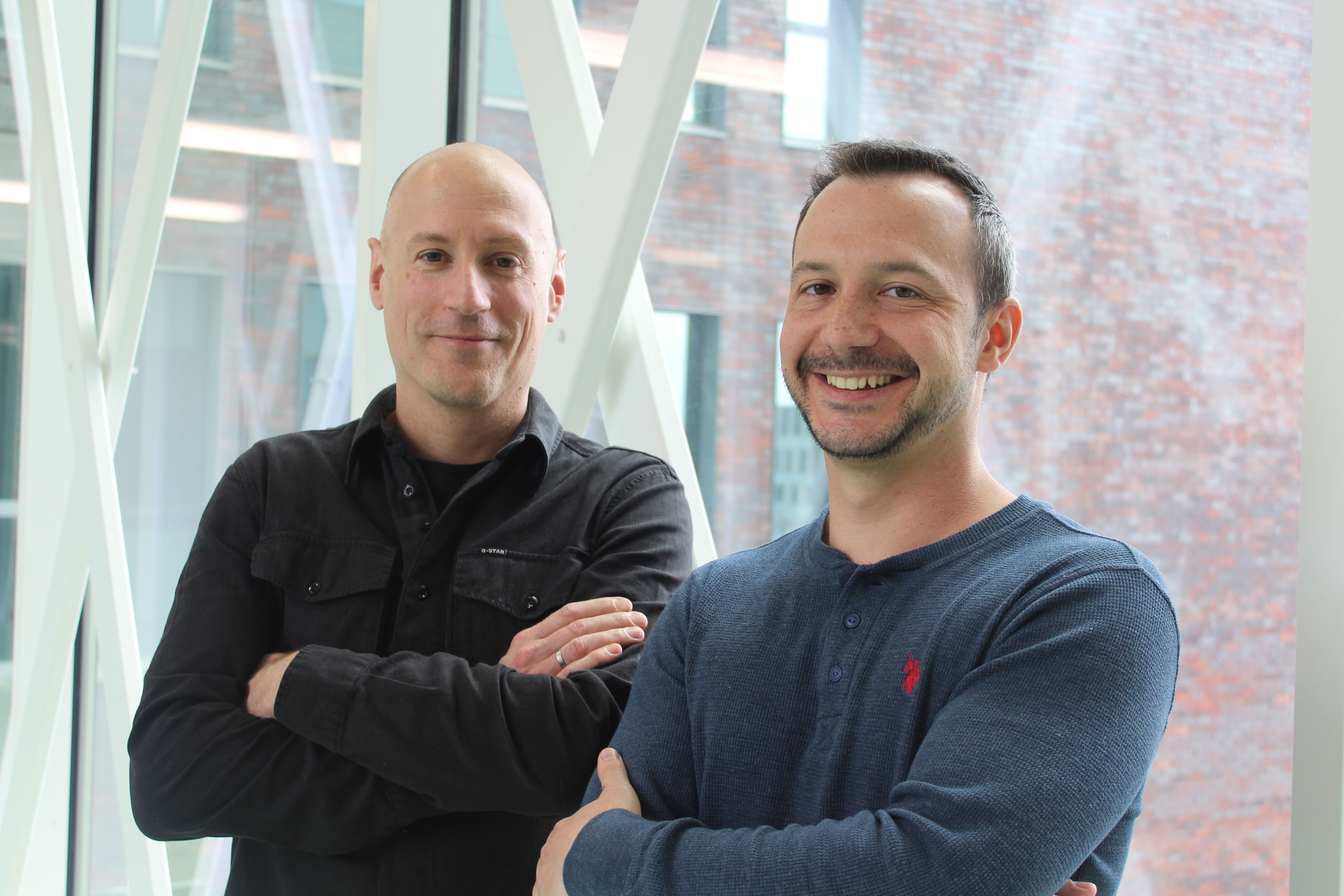 Prof. Joris de Wit and Ben Verpoort, first author of the study.
