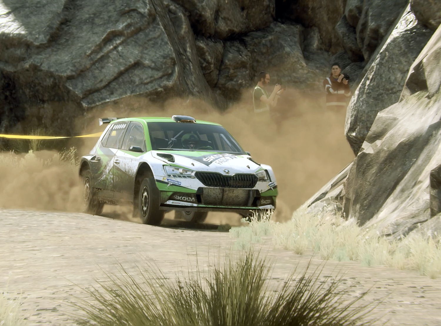 Virtual ŠKODA crews and their cars are present in the DiRT Rally 2.0 online video game, ŠKODA rally cars appear in a photo realistic shape with different designs