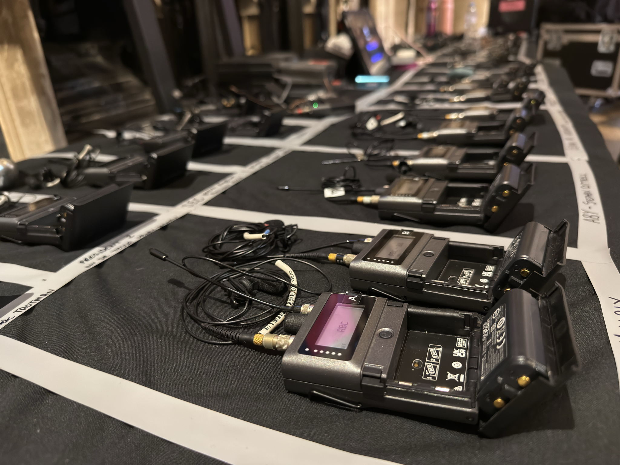 d&b solutions employed a total of 42 Spectera beltpacks