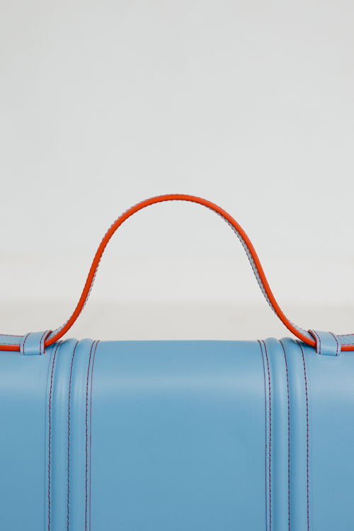 Doublé Bleu Ciel Red Stitched €475
