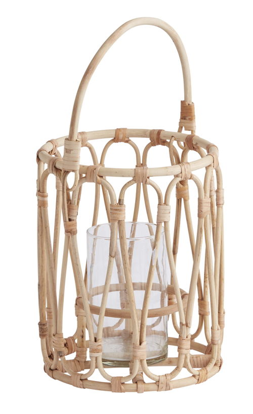 Habitat Fresh Vintage Bamboo Lantern Small