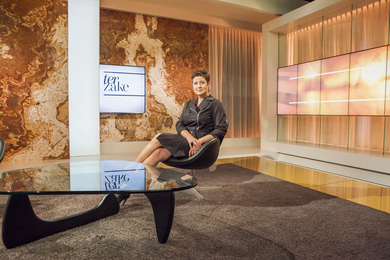 Kathleen Cools in de studio van Terzake - (c) Bart Musschoot