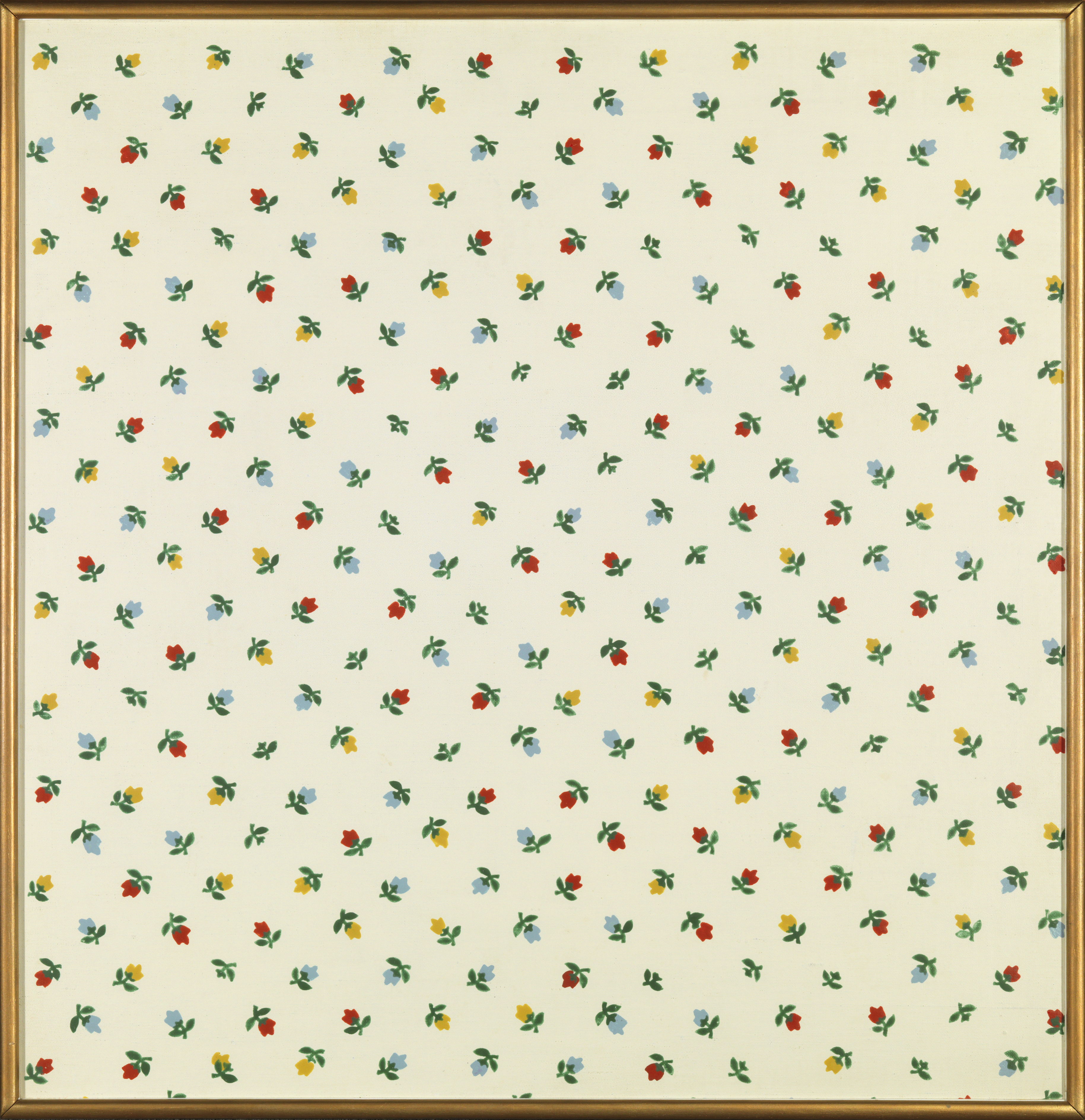 Daan van Golden, Zonder titel (Tokyo), 1964, lakverf op linnen op paneel, 56,0 x 58,0 x 3,0 cm, bruikleen Fonds Schiedam Vlaardingen e.o.