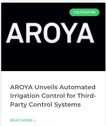 AROYA Unveils Automated Irrigation Control for Third-Party Control Systems