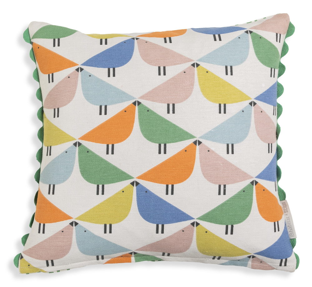 Habitat x Scion Family Cushion Lintu, £14