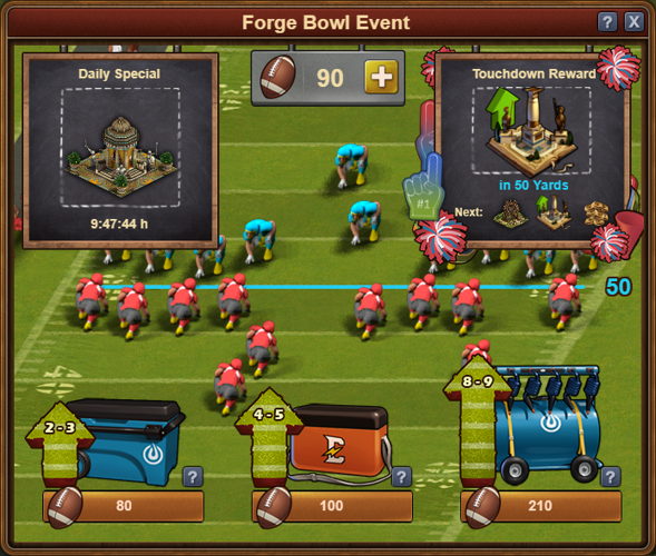 Forge Bowl Event In-Game