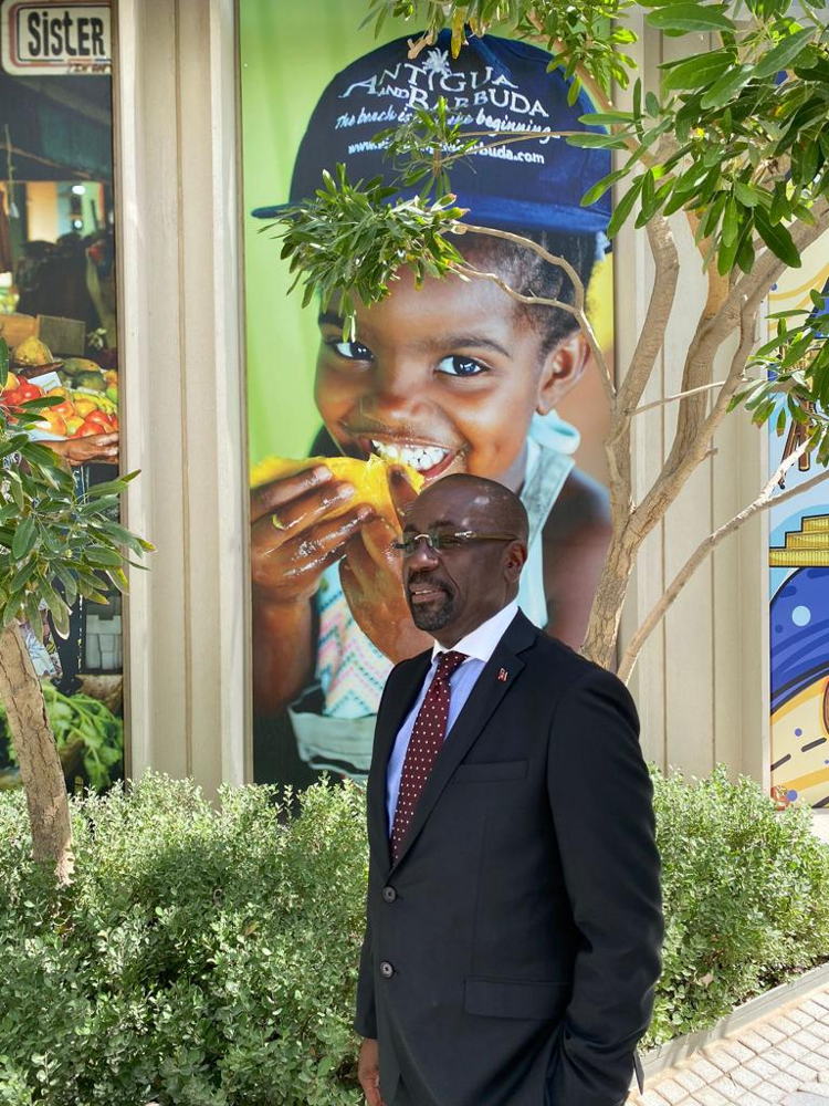 Antigua and Barbuda's Minister of Foreign Affairs, International Trade and Immigration, The Hon. E.P Chet Greene 
